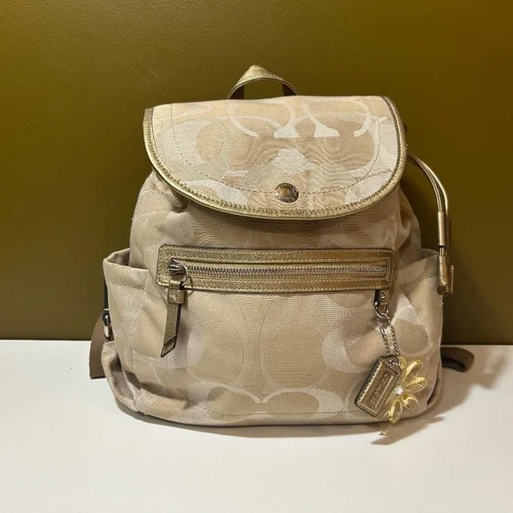 Coach Kyra Signature Logo Drawstring Backpack Coach Kyra Signature Logo Drawstring Backpack main image 2